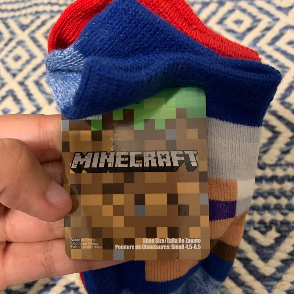 Kid Minecraft Socks